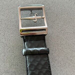 Paciotti men’s belt in black leather size 105 cm